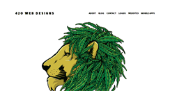 Desktop Screenshot of 420webdesigns.com